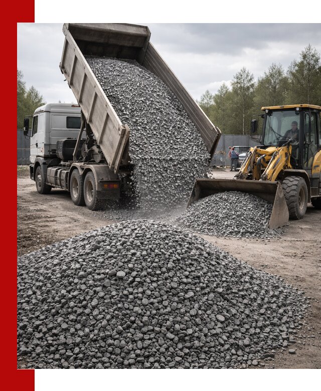 Доставка и продажа щебня гранитного в ельце