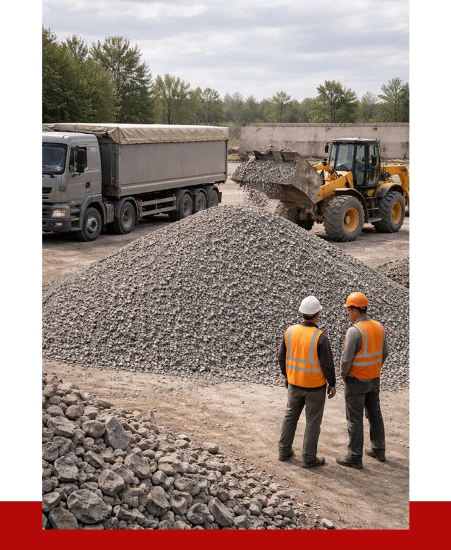 Гранитный щебень фракция 5-20 в ельце от 4313 руб | ПРОНЕРУДЕлц