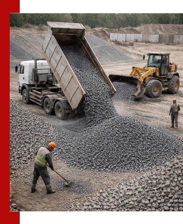 Щебень габбро-диабаз фр. 5-20 с доставкой в ельце