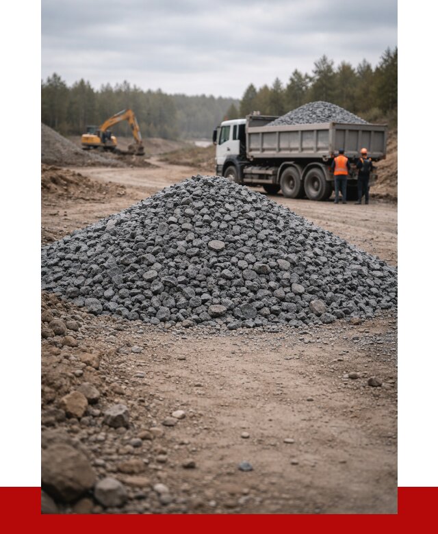 Щебень габбро диабаз фракция 40-70 в ельце от 2259 р-ПРОНЕРУДЕлц