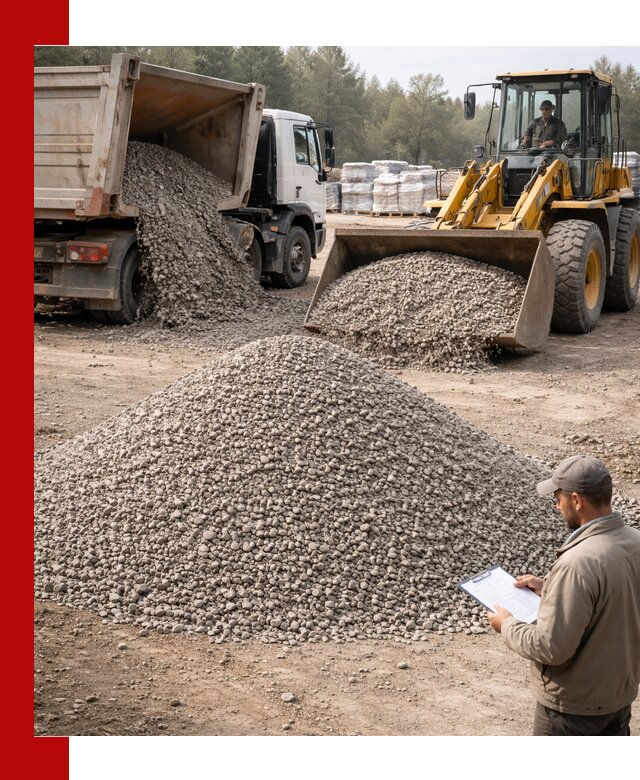 Гравийный щебень фракция 5–10 с доставкой в ельце