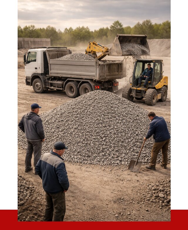 Гравийный щебень фракция 5-20 в ельце от 2464 р. ПРОНЕРУДЕлц