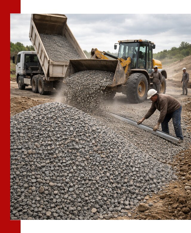 Гравийный щебень фракция 5-20 с доставкой в ельце