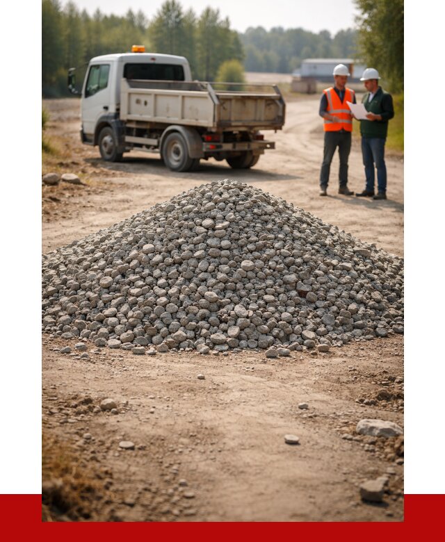 Гравийный щебень фракция 20-40 в ельце от 1232 р. | ПРОНЕРУДЕлц