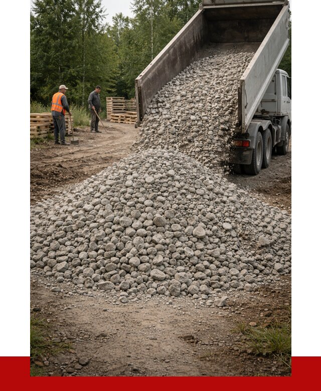 гравийный щебень фракция 70-120 в ельце от 2516 р. ПРОНЕРУДЕлц