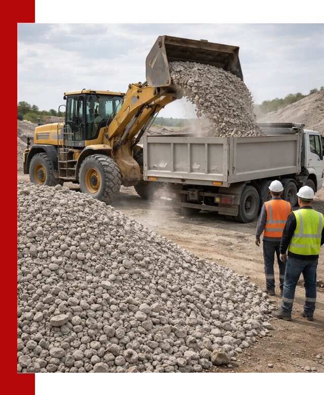 Доломитовый щебень фракция 40–71 доставка и продажа в ельце