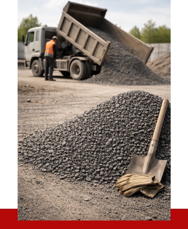 Шлаковый щебень фракция 5-20 в ельце от 1848 р. ПРОНЕРУДЕлц