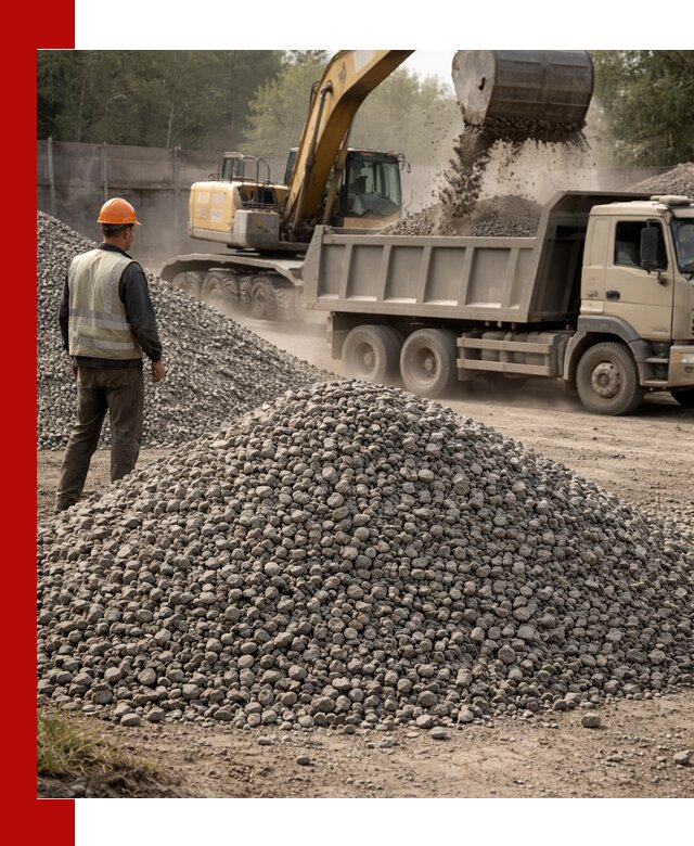 Шлаковый щебень фракция 5-20 с доставкой в ельце