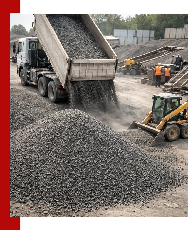 Вторичный щебень фракция 0–5 с доставкой в ельце