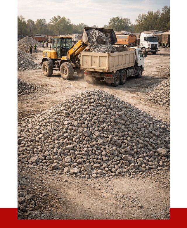 Вторичный щебень фракция 40-70 в ельце от 1787 р, ПРОНЕРУДЕлц