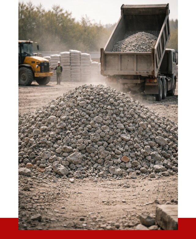 Вторичный щебень фракция 70-150 в ельце от 1438 р. | ПРОНЕРУДЕлц