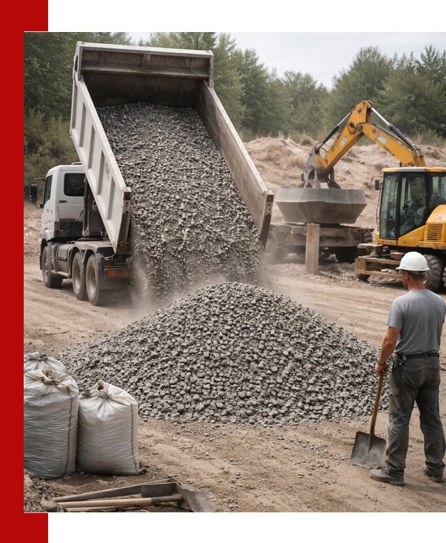 Доставка и продажа бетонного щебня в ельце