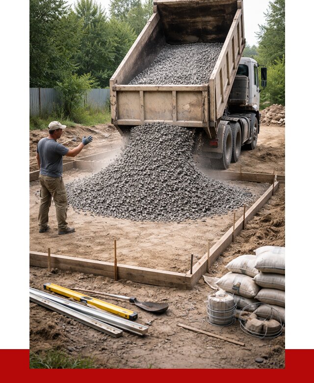 Купить щебень для фундамента в ельце от 4621 р. | ПРОНЕРУДЕлц