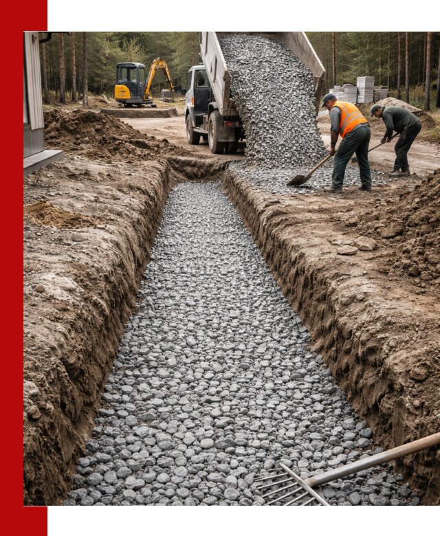 Щебень для дренажа с доставкой в ельце высокого качества