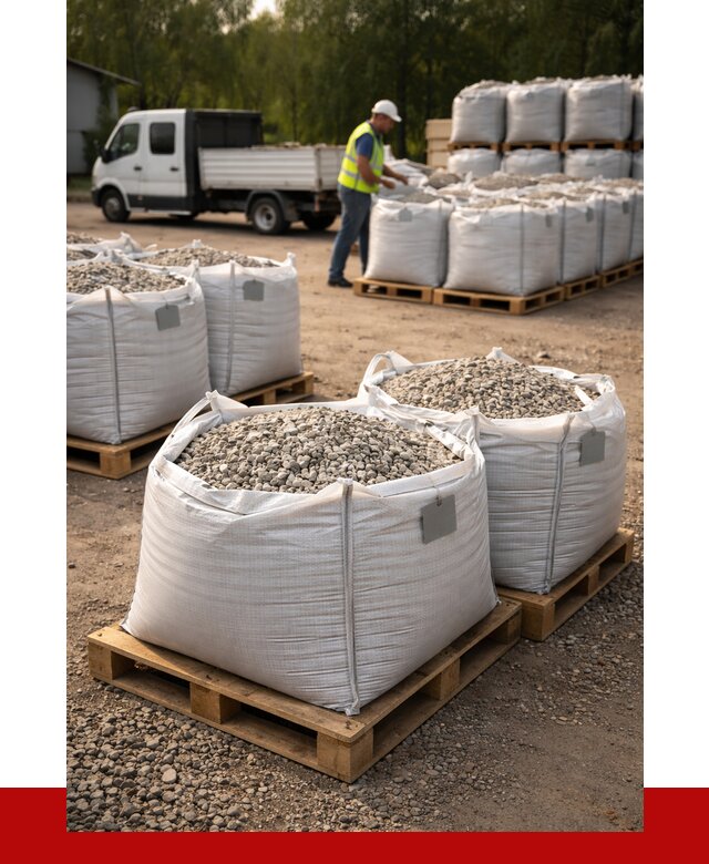 Щебень в мешках с доставкой в ельце от 4313 р. | ПРОНЕРУДЕлц