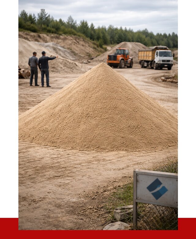 Карьерный песок навалом в ельце от 1848 р. | ПРОНЕРУДЕлц