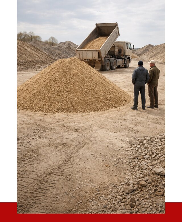 Карьерный песок крупнозернистый в ельце от 8728 р | ПРОНЕРУДЕлц