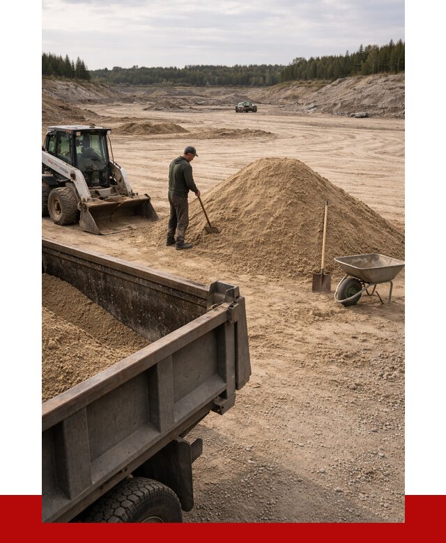 Карьерный песок среднезернистый в ельце, от 2259 р. ПРОНЕРУДЕлц