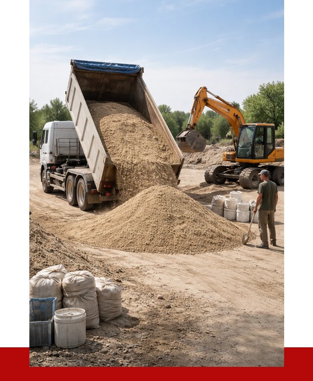 Купить речной песок в ельце от 1232 р. за куб | ПРОНЕРУДЕлц