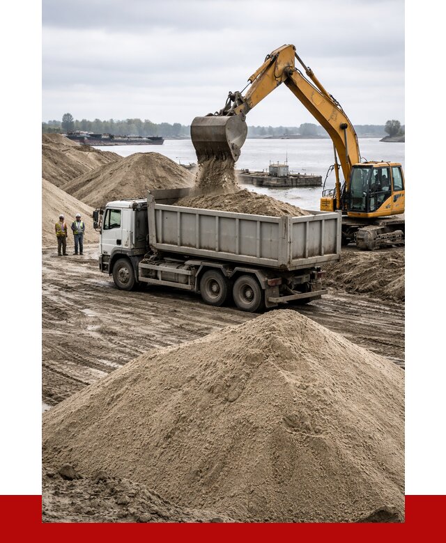 Купить речной песок навалом в ельце от 1848 р., ПРОНЕРУДЕлц