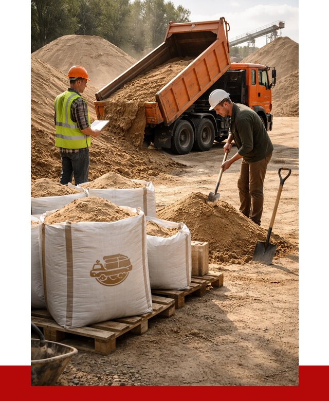 Строительный песок в ельце от 2259 р. с доставкой, ПРОНЕРУДЕлц