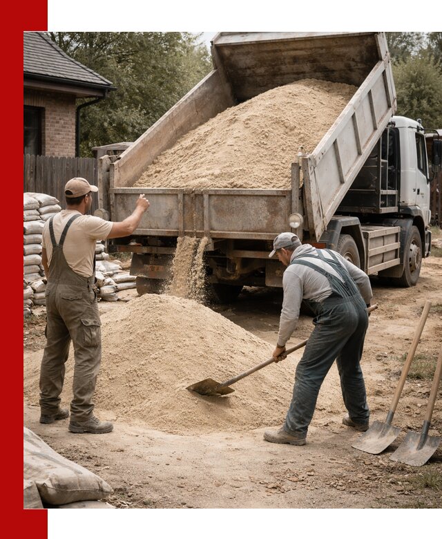Песок для штукатурки с доставкой в ельце качественный и чистый
