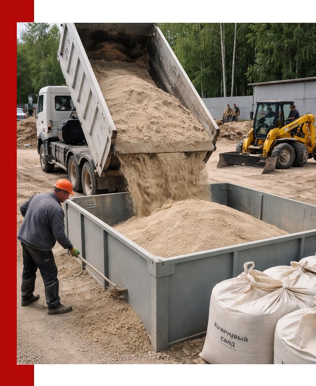 Кварцевый песок для фильтра в ельце — доставка и качество