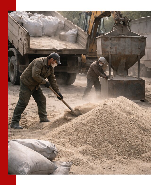 Кварцевый песок для пескоструя в ельце — доставка и качество