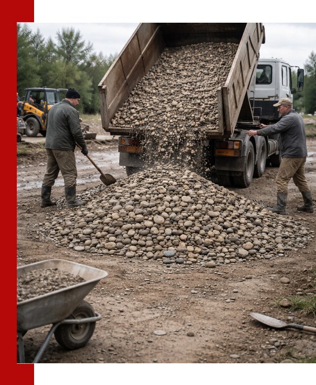 Доставка гальки речной оптом и в розницу в ельце