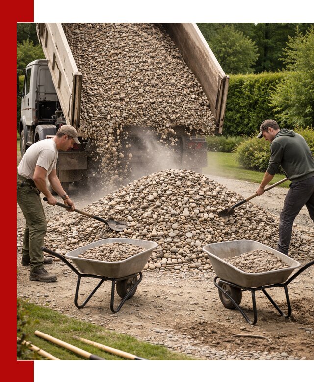 Доставка и продажа декоративной гальки в ельце