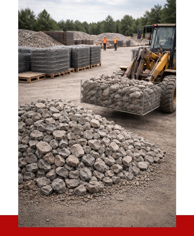 Камень для габионов фракция 70-150 в ельце от 4313 р. | ПРОНЕРУДЕлц