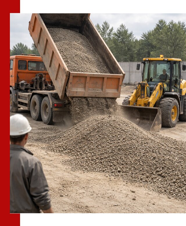 Доставка щпс С8 самосвалами в ельце от производителя