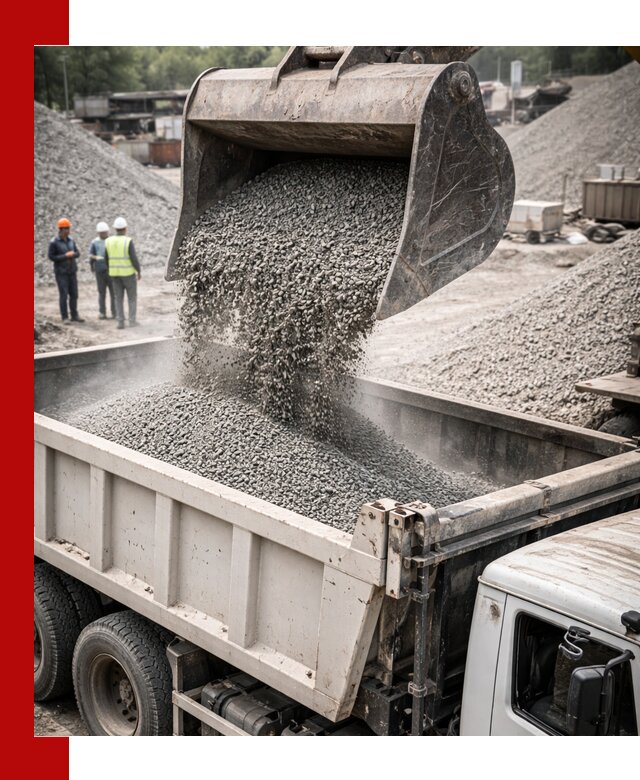 Отсев и крошка для строительства и дорожных работ в ельце