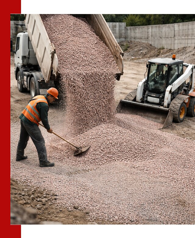 Крошка розовый гранит с доставкой в ельце от производителя