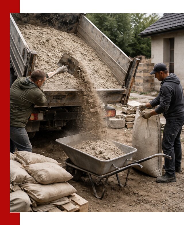 Качественная сухая смесь для кладки с доставкой в ельце