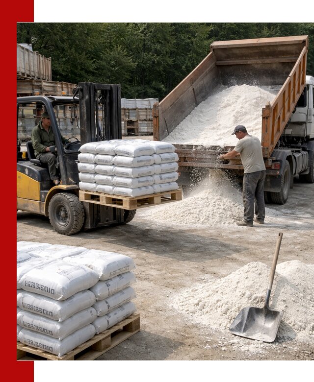 Доставка строительной извести оптом и в розницу в ельце