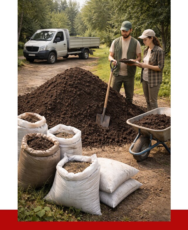 Купить грунт с доставкой в ельце от 4621 р. за м3 | ПРОНЕРУДЕлц