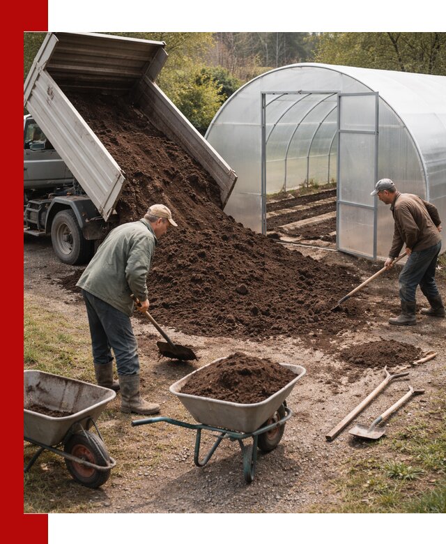 Грунт для теплицы с доставкой в ельце — плодородный субстрат под растения