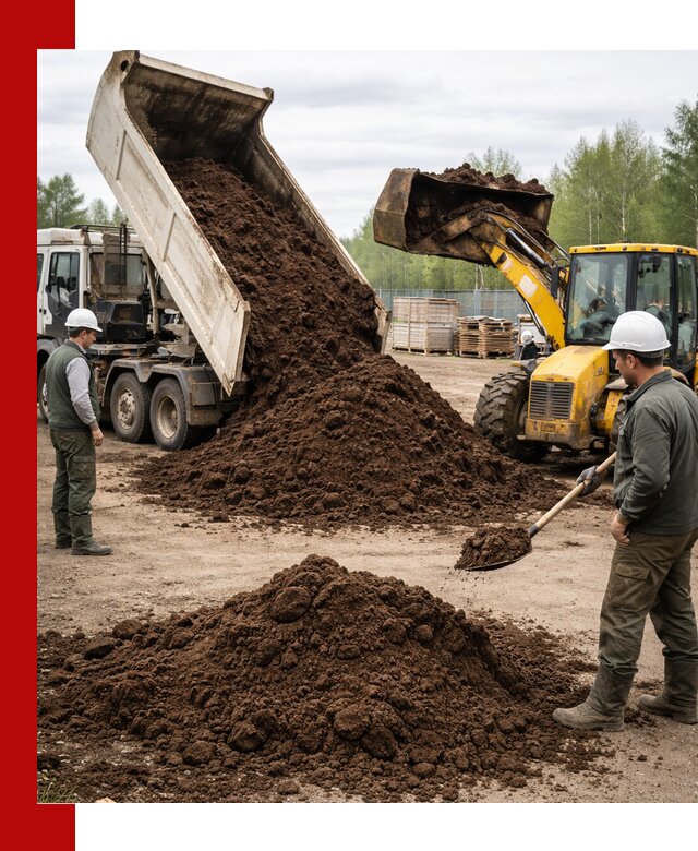 Доставка торфа оптом и в мешках в ельце