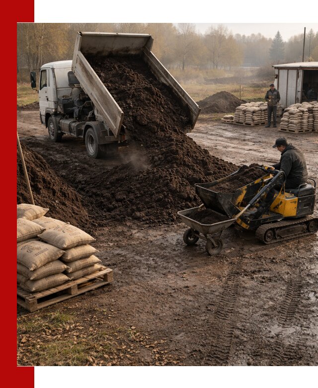 Кислый торф в доставке по выгодным ценам в ельце