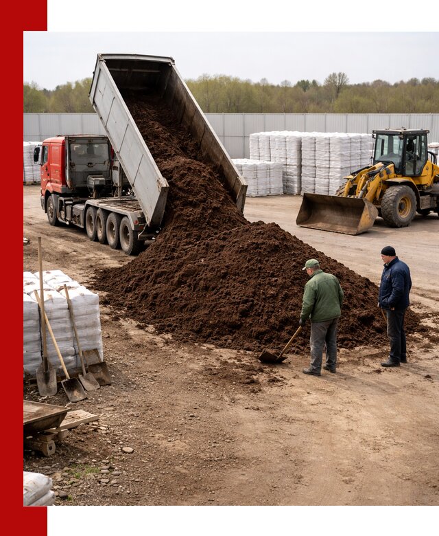 Доставка торфяных смесей оптом и в розницу в ельце