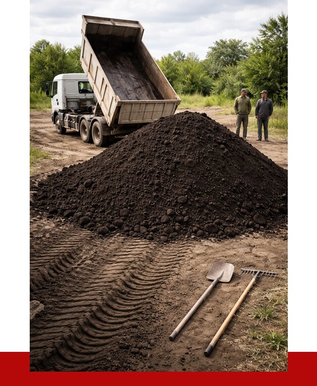 Купить чернозем навалом в ельце от 1232 р. за куб | ПРОНЕРУДЕлц