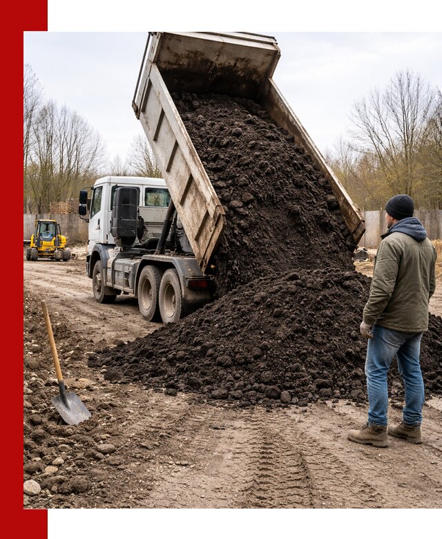 Доставка чернозема навалом в ельце быстро и выгодно