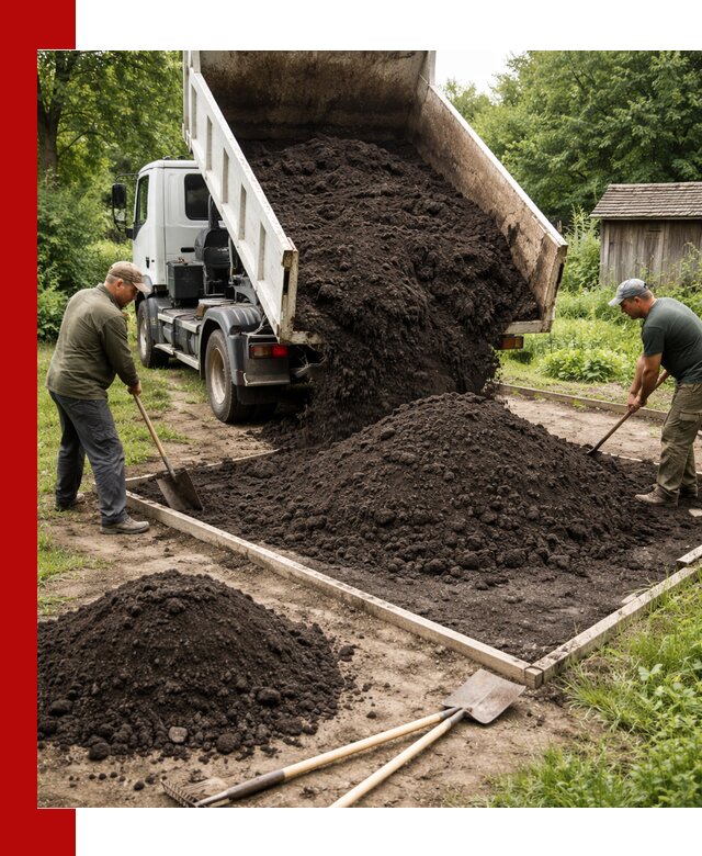 Купить чистый чернозем для огорода с доставкой в ельце