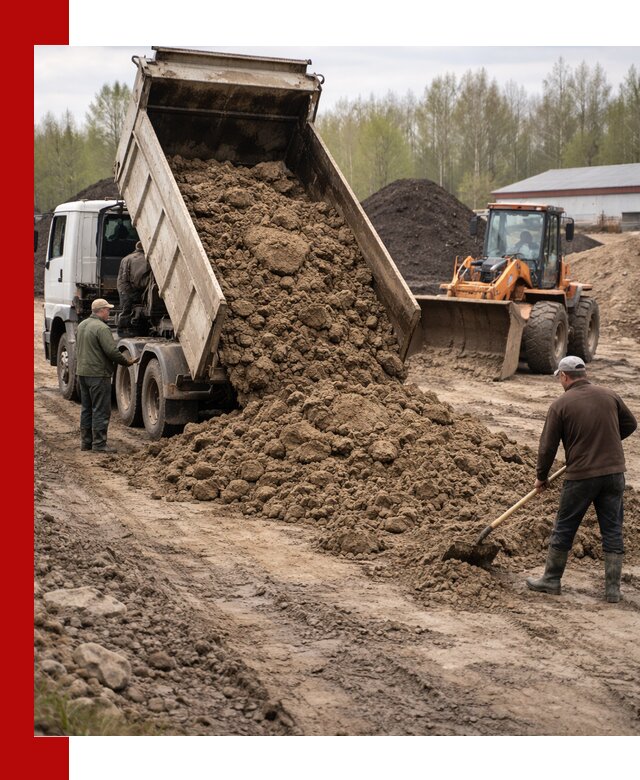 Доставка глин и суглинков в ельце оптом и вкрай