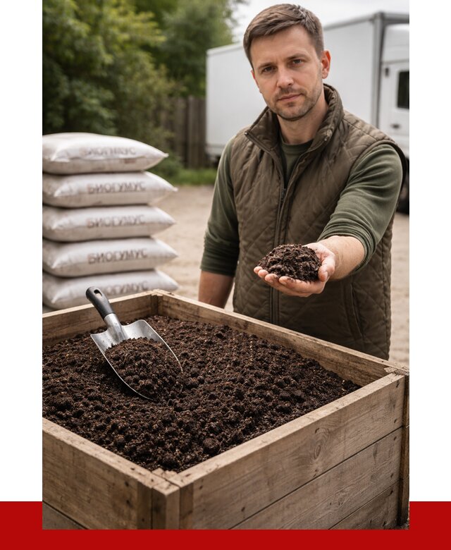 Купить биогумус в ельце с доставкой от 8728 р. за куб | ПРОНЕРУДЕлц