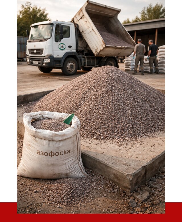 Купить азофоска в ельце с доставкой от 1232 р. за куб | ПРОНЕРУДЕлц