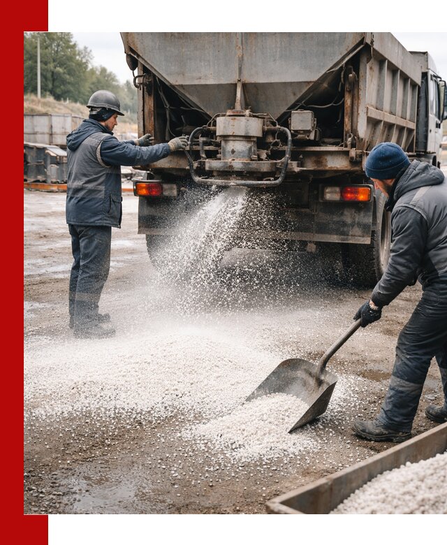 Доставка и продажа хлористого кальция в ельце