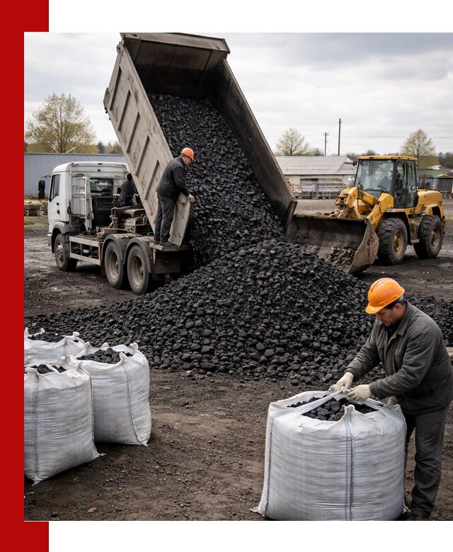 Доставка каменного угля в ельце оптом и в розницу