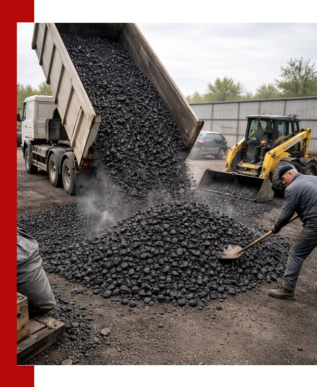 Доставка угля орех в ельце оптом и в розницу
